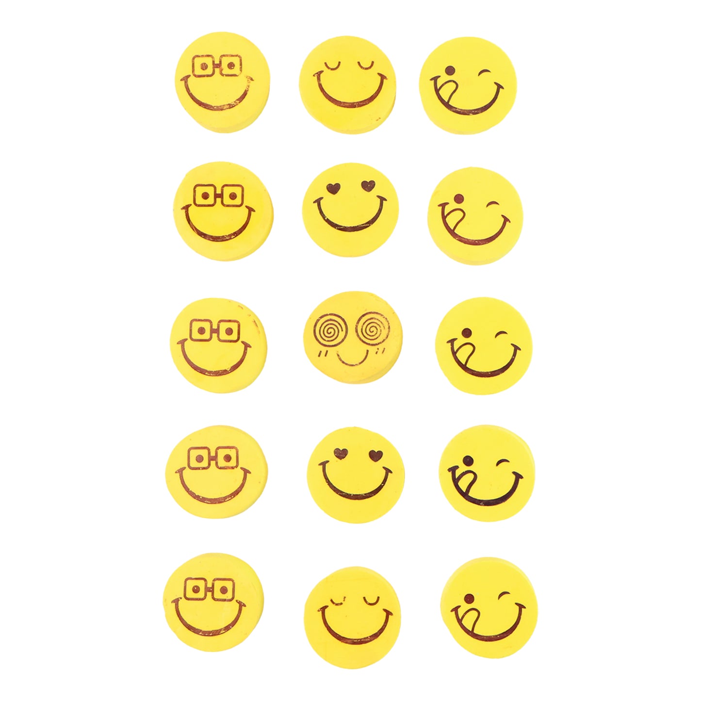 Cartoon Design Eraser (15 Pc Mix Design)