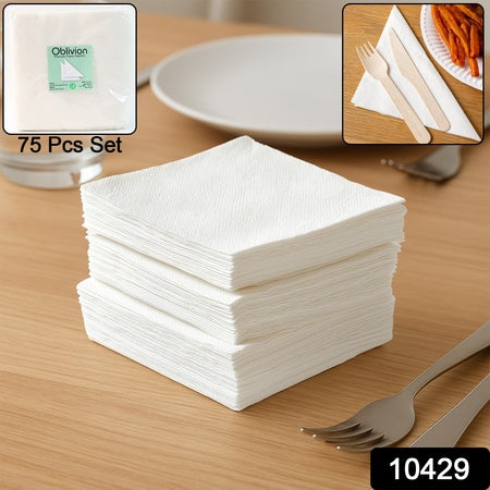 Softabsorbent Disposable Tissue Napkins Paper (75 Pc)