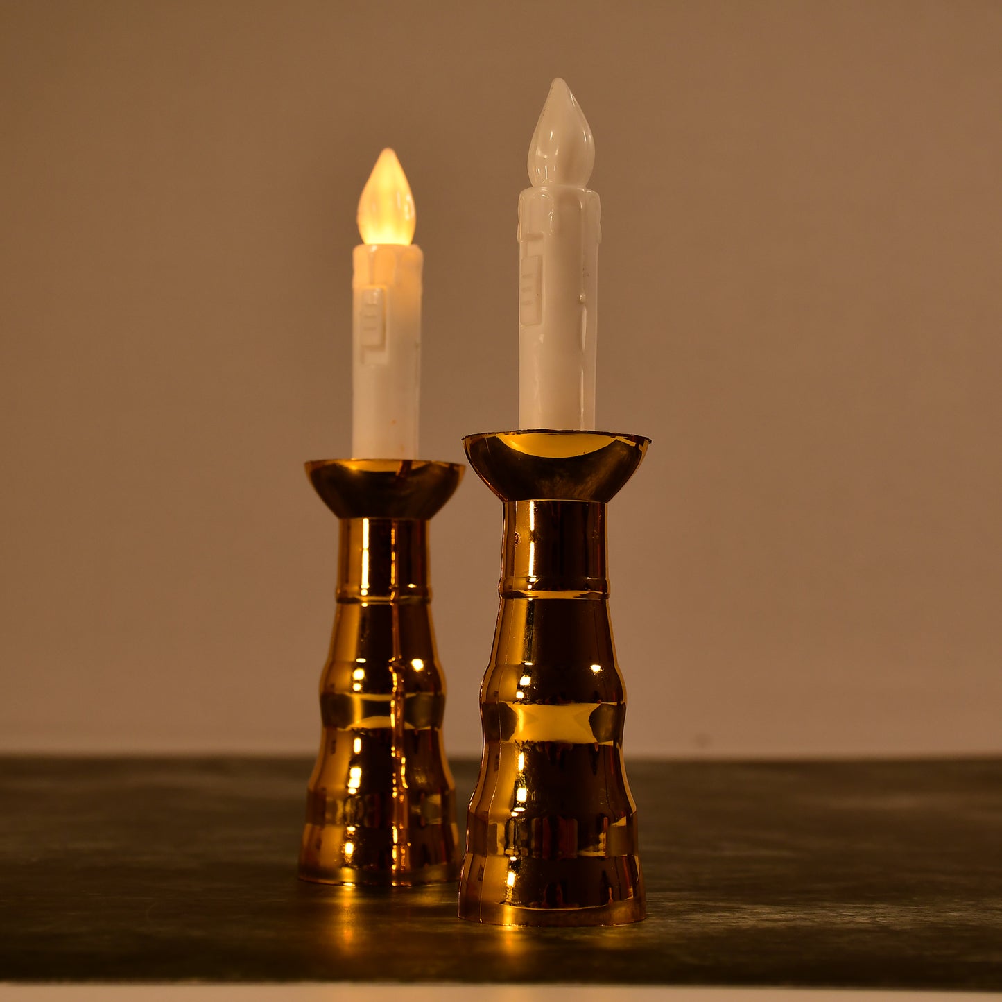 2Pcs Led Candle Light Candles Flameless Lamp Indoor Window Decoration Wedding Party Decor Light