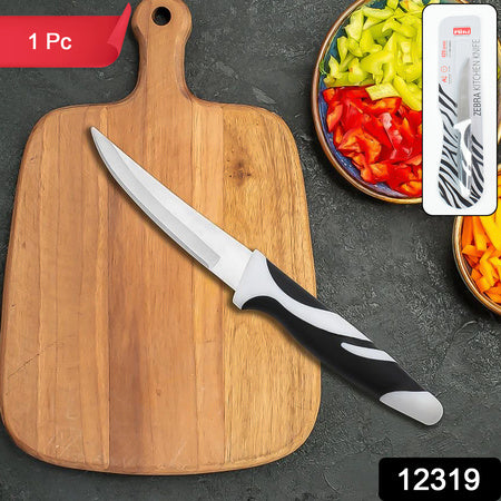 Ritusharp Stainless Steel Blade Zebra Kitchen Knife
