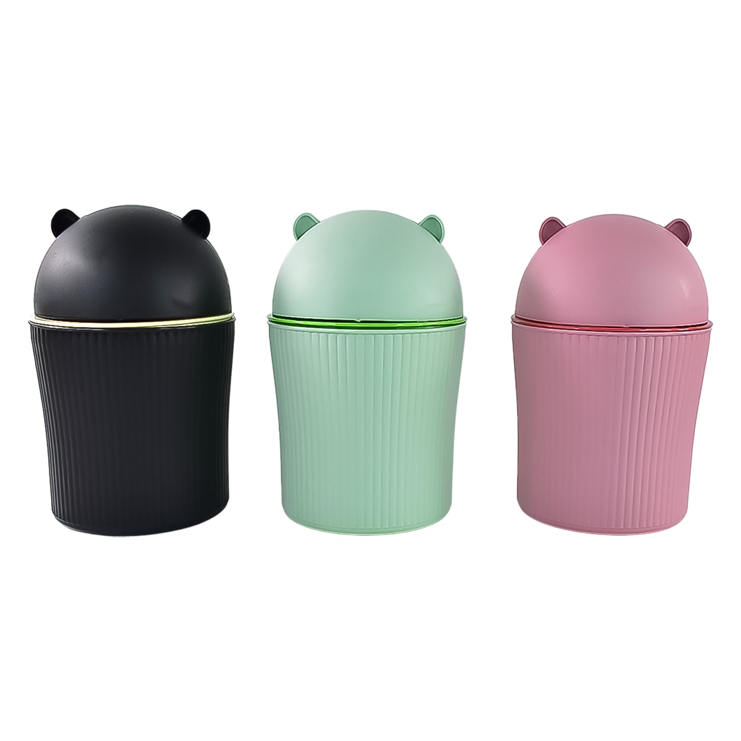 Apexmini Tabletop Dustbin (1 Pc 1200 Ml Mix Color)