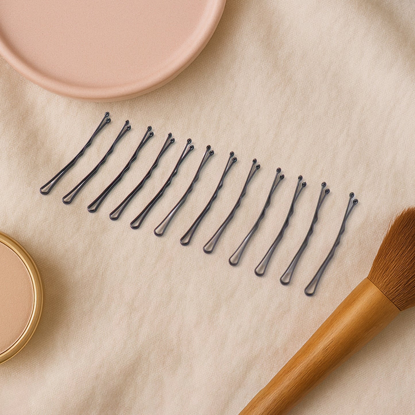 Premium Hair Bobby Pins Set 12Pc