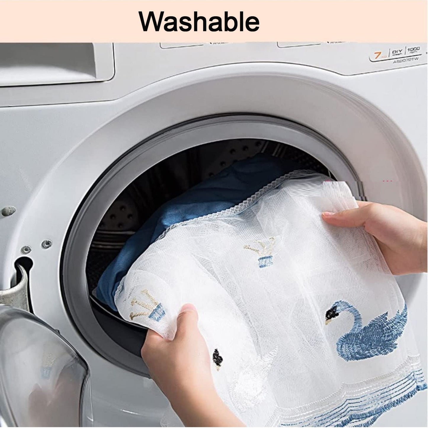 Ac Cover Air Conditioning Dust Cover Folding Designer Ac Cover For Indoor Split Cover Washable Foldable Dustproof Cover ( Approx 1 Ton Mix Design 1 Pc)