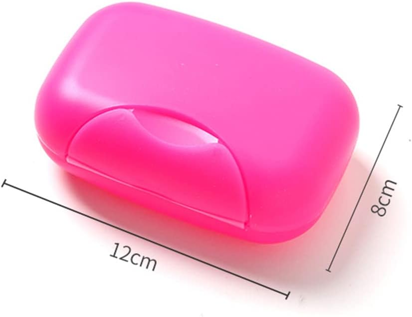 Travel Soap Case Box Plastic Soap Box With Cover Waterproof Leakproof Soap Dish For Bathroom Travel Use (1Pc)