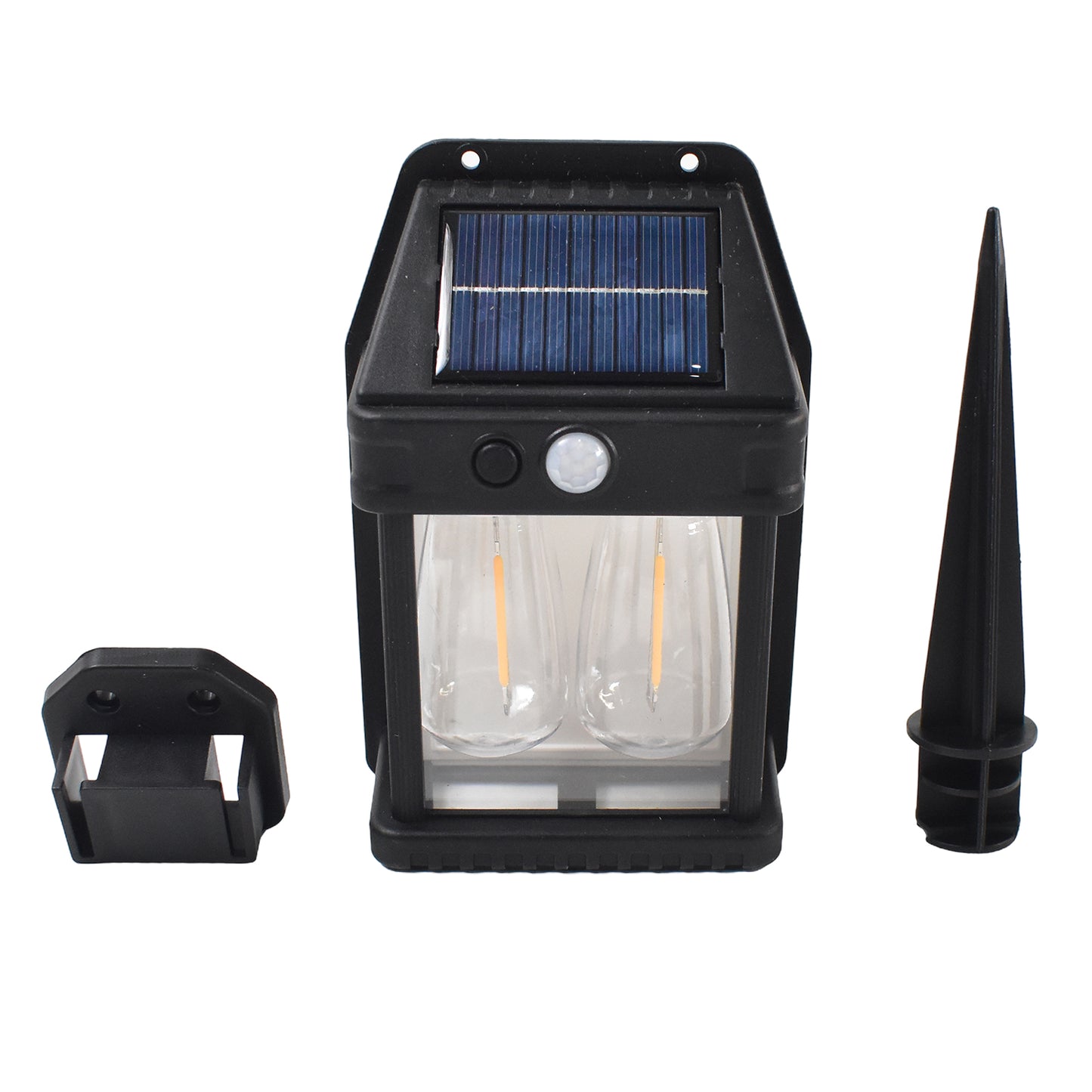 18Wsolar Wall Double Lights Lamp With 2 Modes Motion Sensor (1 Pc)