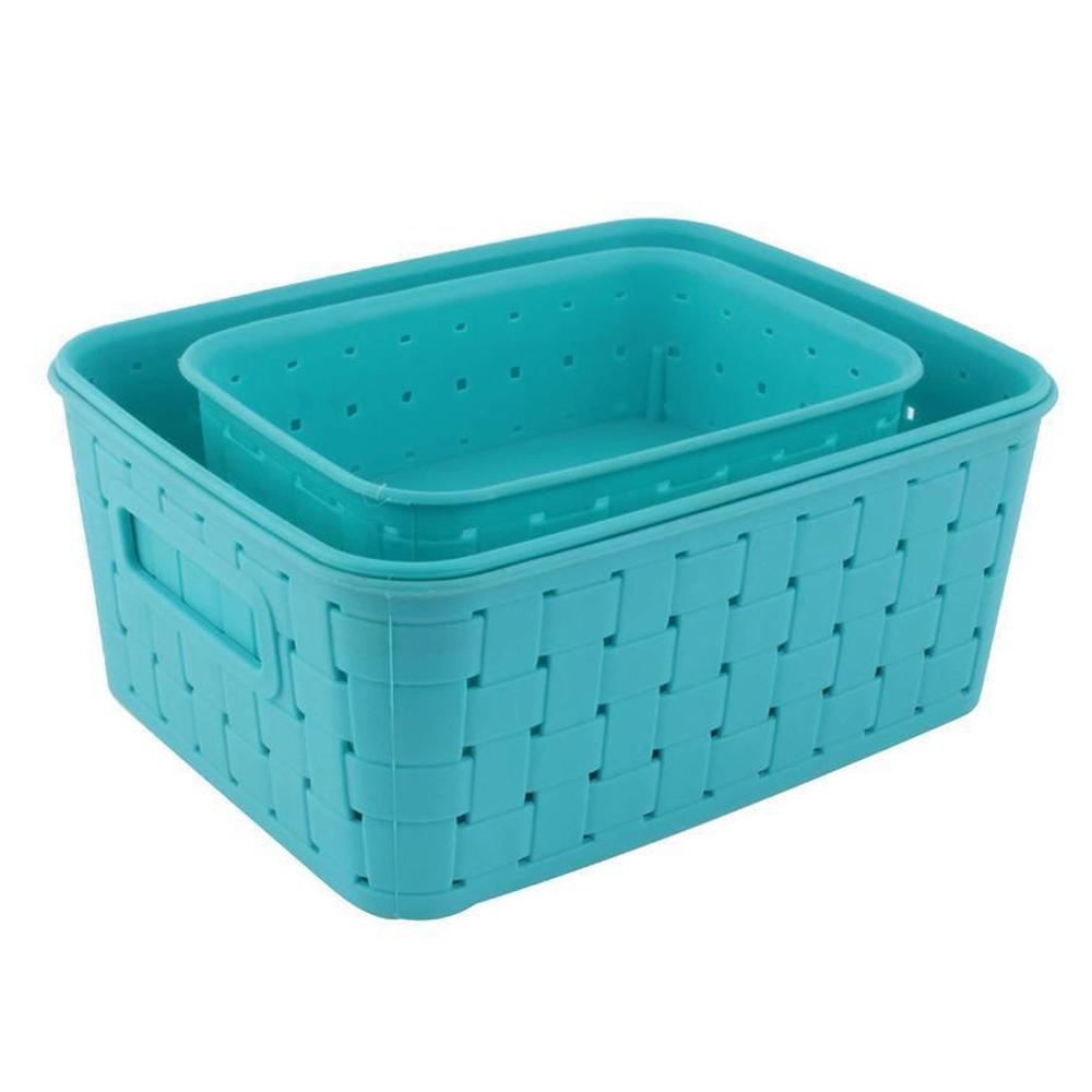 Multipurpose Smart Shelf Basket Storage Basket (Set 3 Pc)