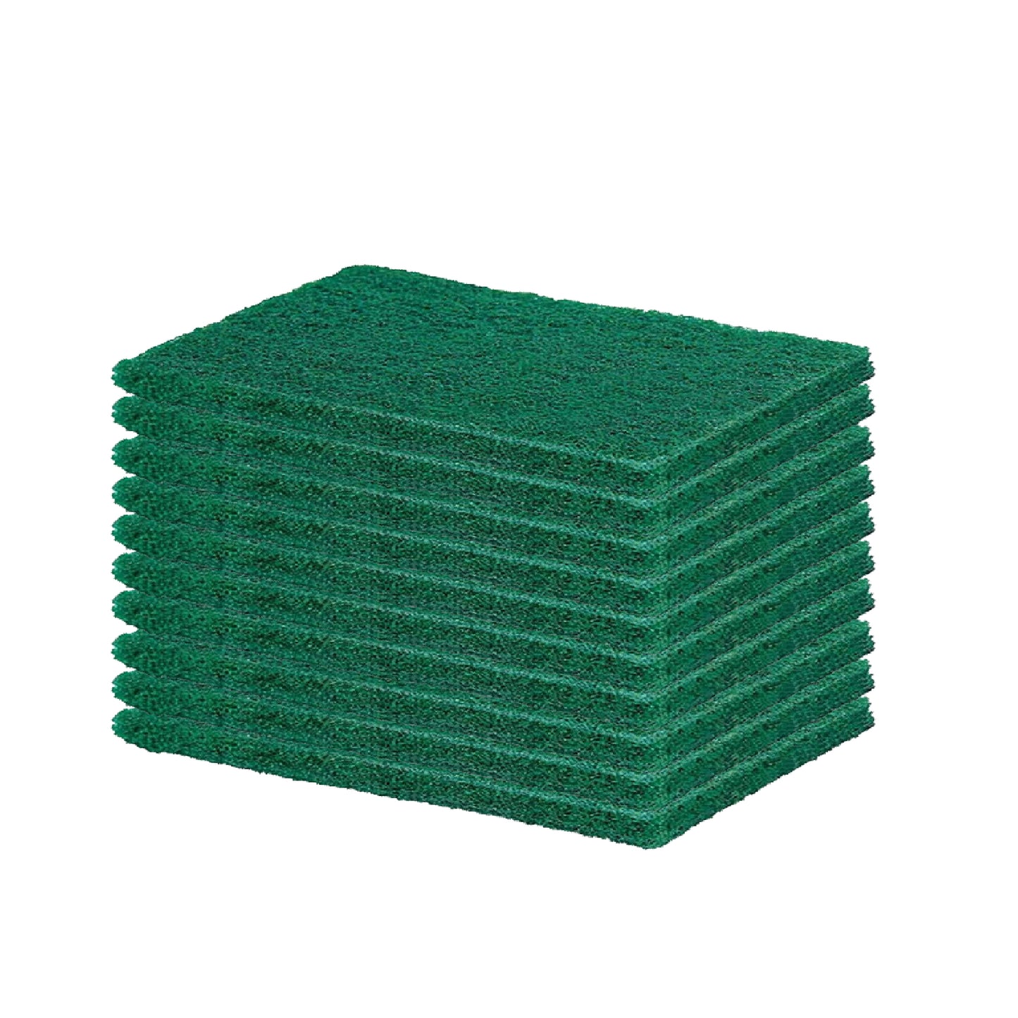 Scrub Sponge Cleaning Pads Aqua Green 10Pcs