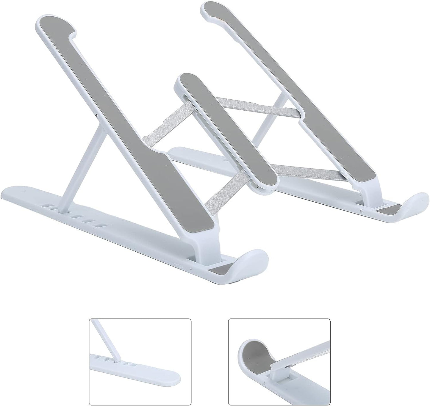 Adjustable Laptop Stand Holder With Built-In Foldable Legs And High Quality Fibre