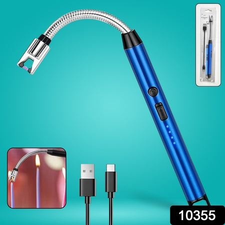 Metalrechargeable Electric Arc Lighter With Flexible Neck (1 Pc)