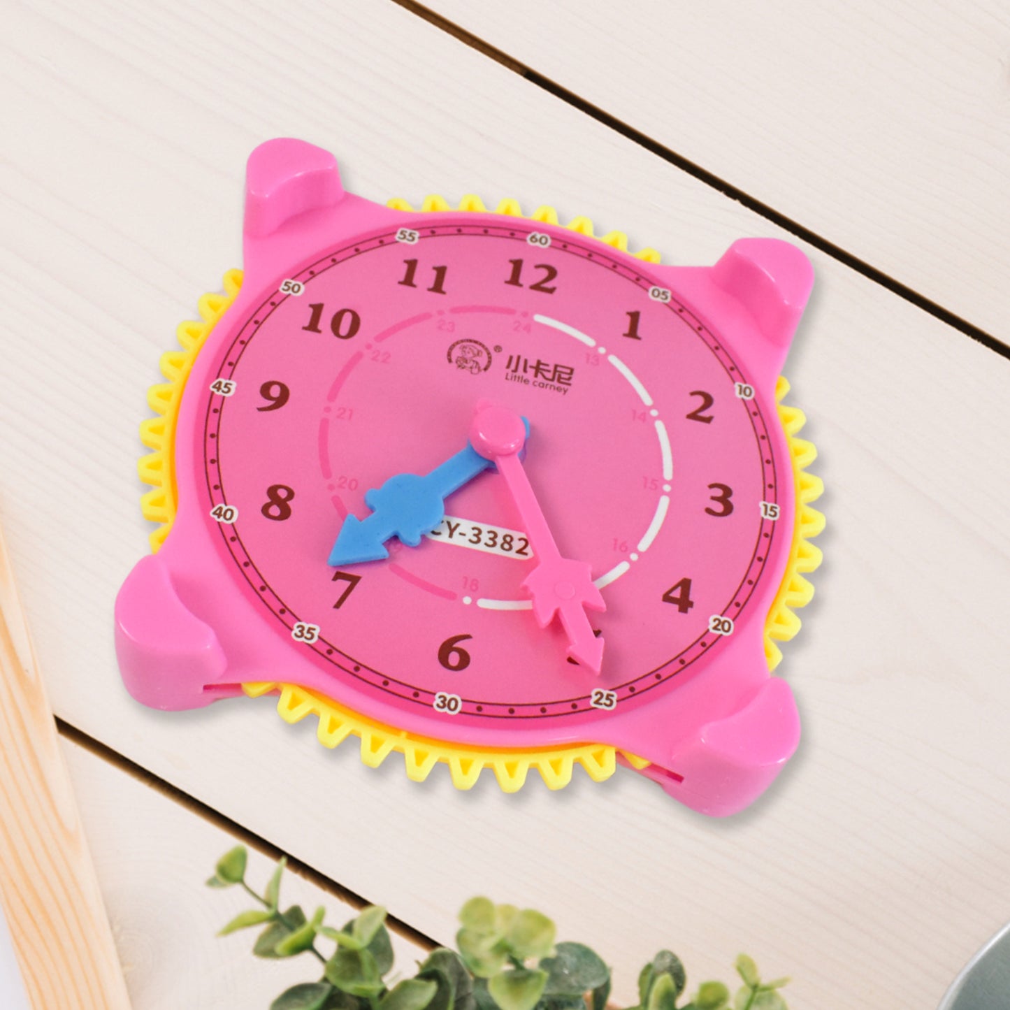 2-In-1 Navigation Direction North-South Compass With Clock (1 Pc)