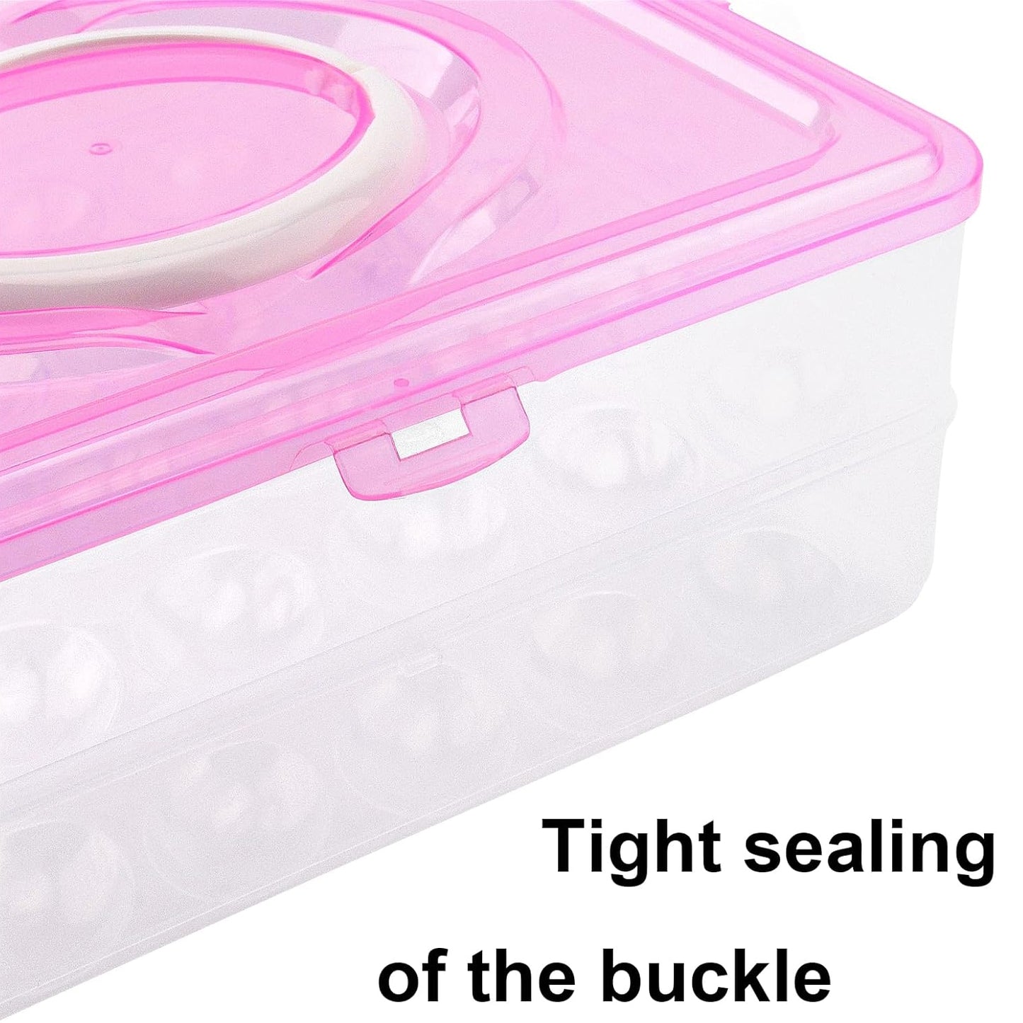 Double Layer 24 Grid Egg Storage Box For Egg Storage Container