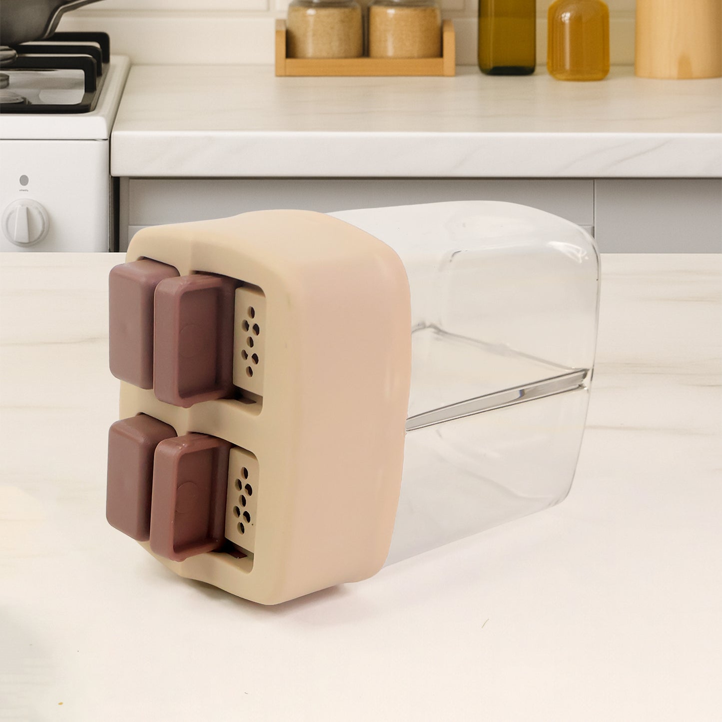 Ritupremium 2-In-1 Salt And Pepper Dispenser