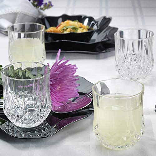 Heavy Unbreakable Stylish Look Fully Transparent Glasses Set 250Ml (6Pcs)