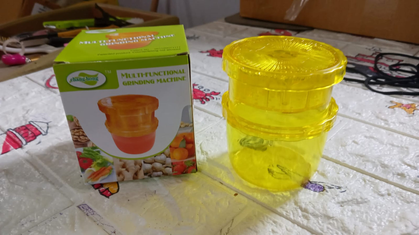 Multi-Function Grinding Machine 2 In 1 Portable Manual Citrus Juicer For Grind Ginger And Garlic Slurry Fruit Squeezer Squeeze Soy-Bean Milk Vegetable Salad. Juice Cup Child Healthy Life Potable Juicer Machine
