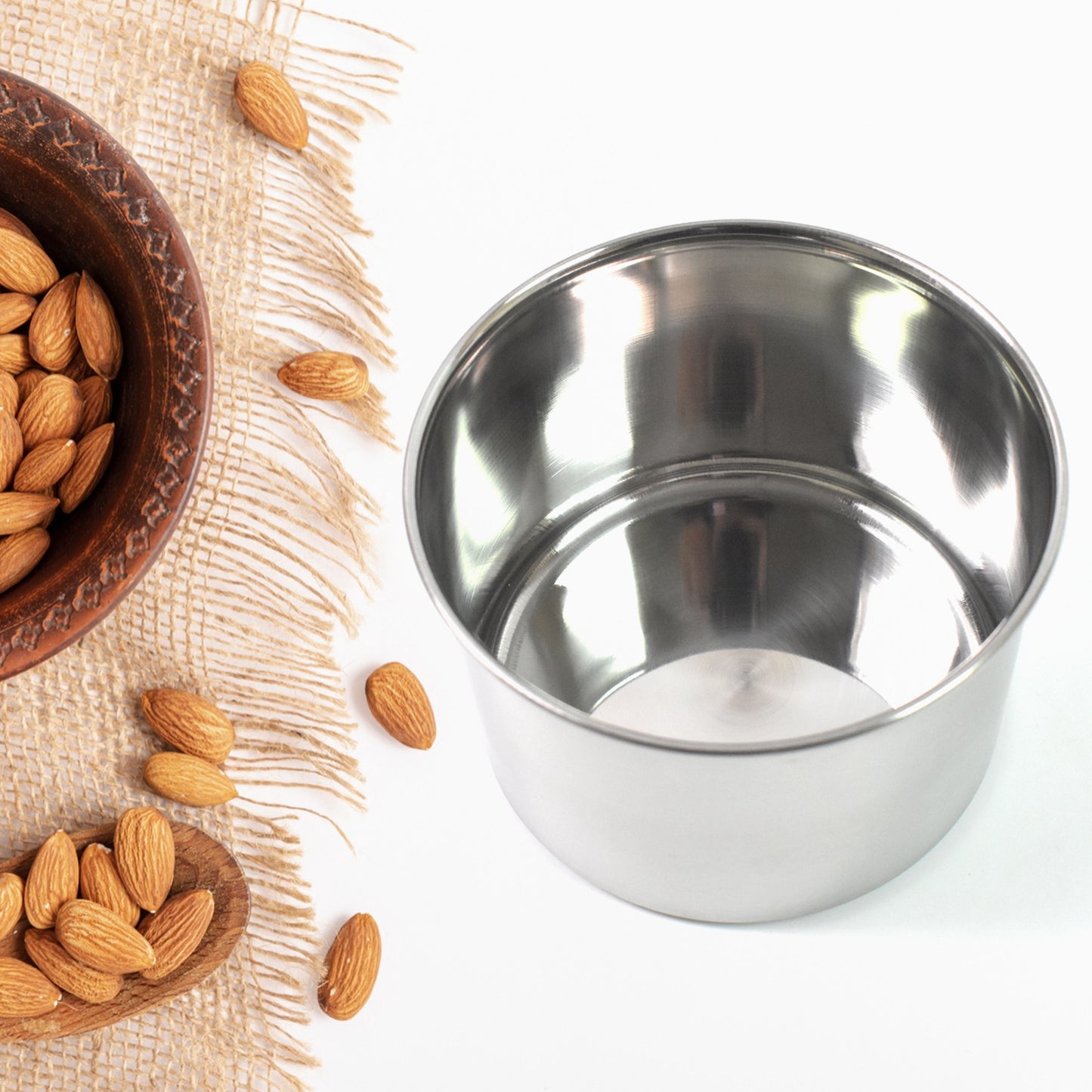 Multipurpose Stainless Steel Airtight Containers With See Through Lid (1 Pc 500 Ml)