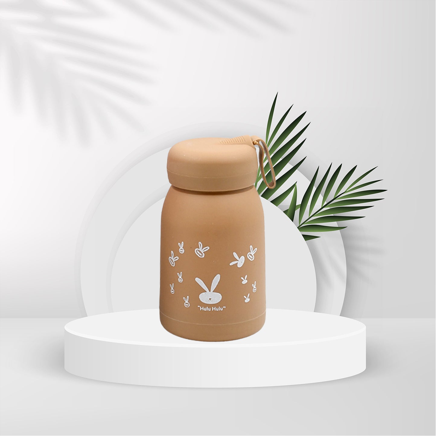 Cute Water Bottle For Kids - 360 Ml Cute Bunny Water Bottle Cute Rabit Print Water Bottle For Boys And Girls Kids Return Gift Water Bottle Sipper Insulated Water Bottle (Moq - 100 Pc)