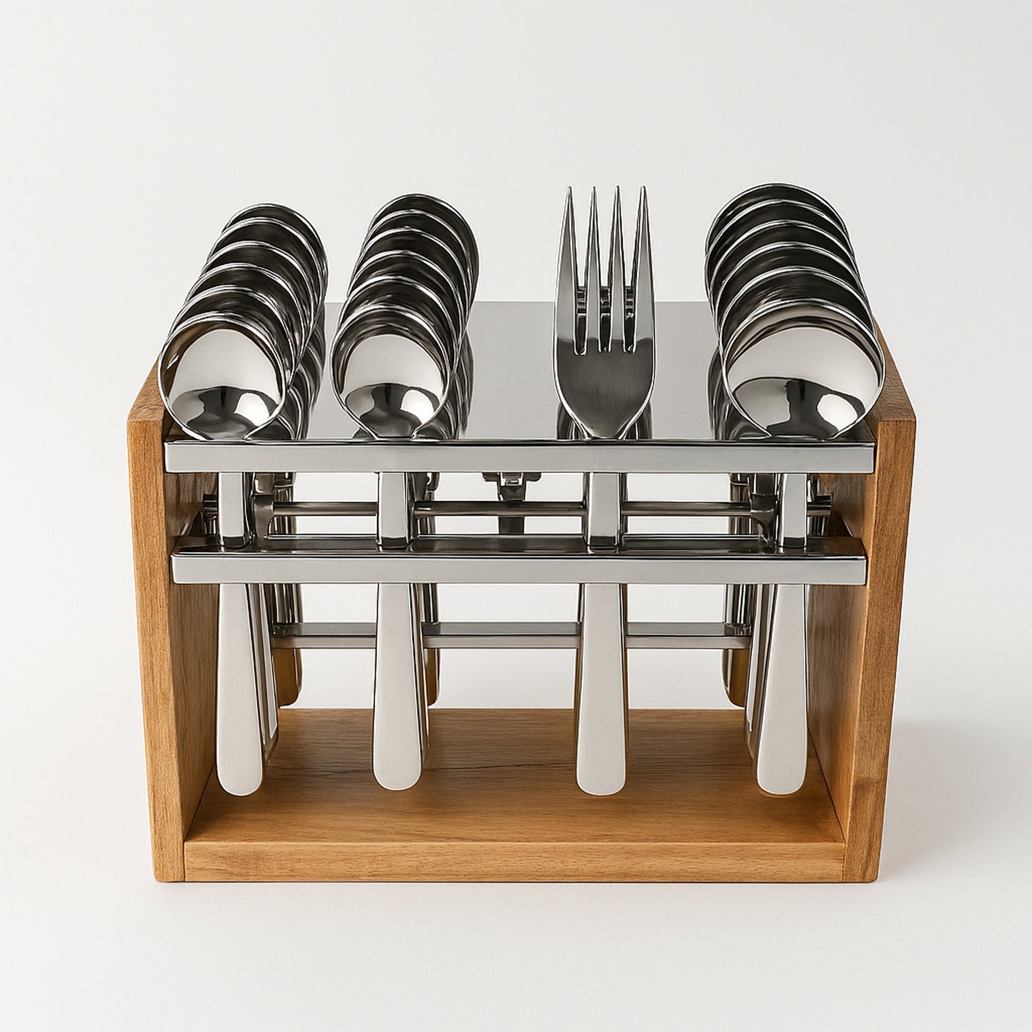 Apexpremium Stainless Steel Cutlery Set (24 Pc)