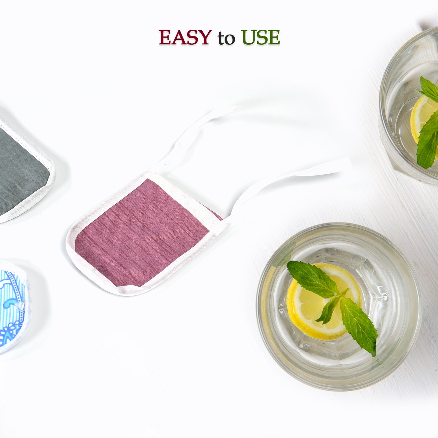 Cotton Water Filter Non Plastic Water Filter Covers Double Layered Cotton Reusable Water Filter For Home Office Multiuse Cover