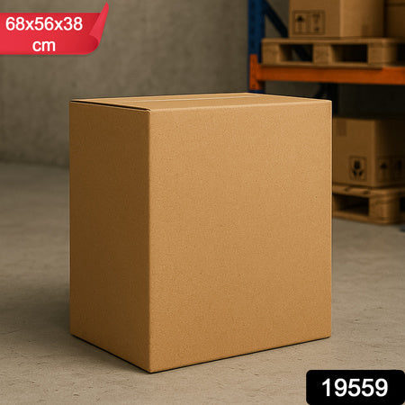 Heavy-Duty Brown Box For Product Packing ( 68X56X38Cm 1 Pc)