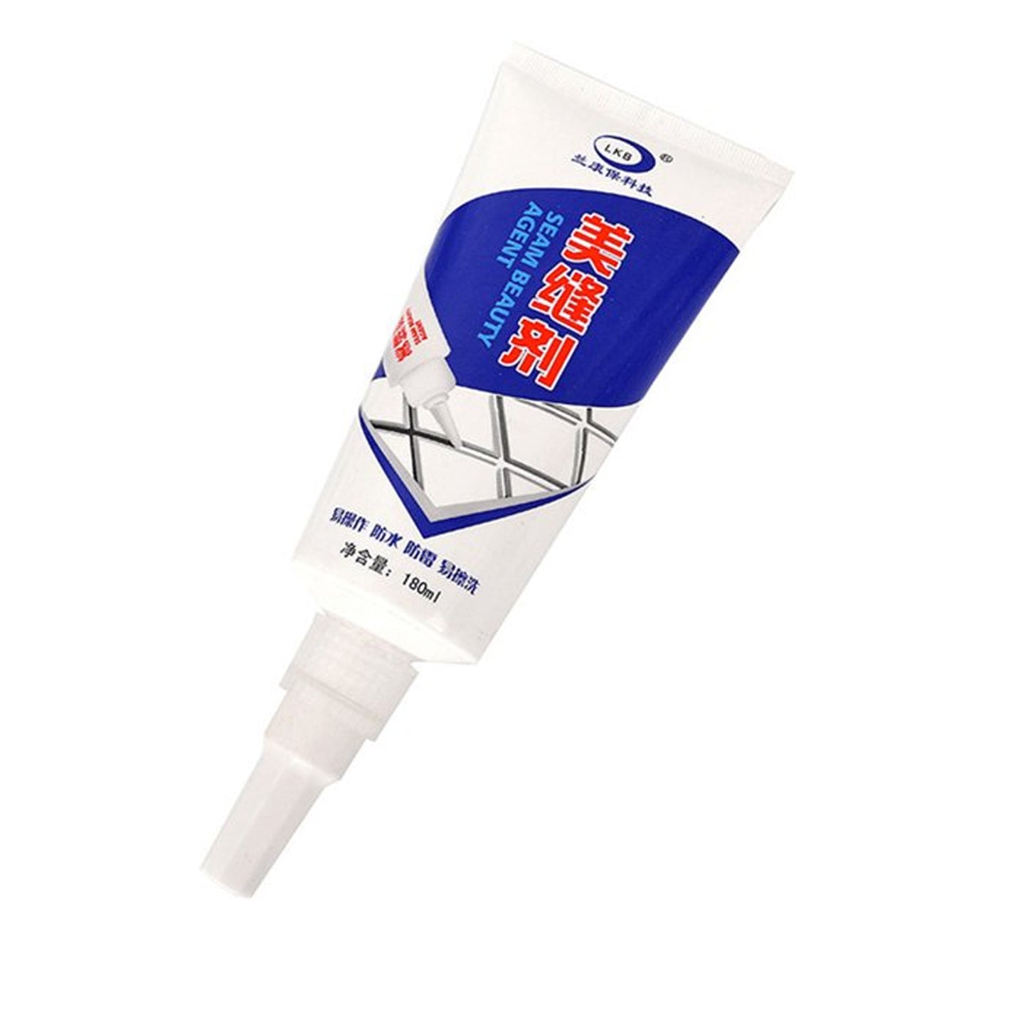 Waterproof Tile Gap Crack Grout Filler Water-Resistant Silicone Sealant For Diy Home Sink Gaps Tiles Gaps Grouts Repair Filler Tube For Home Office Bathroom Toilets Kitchen (180 Ml)