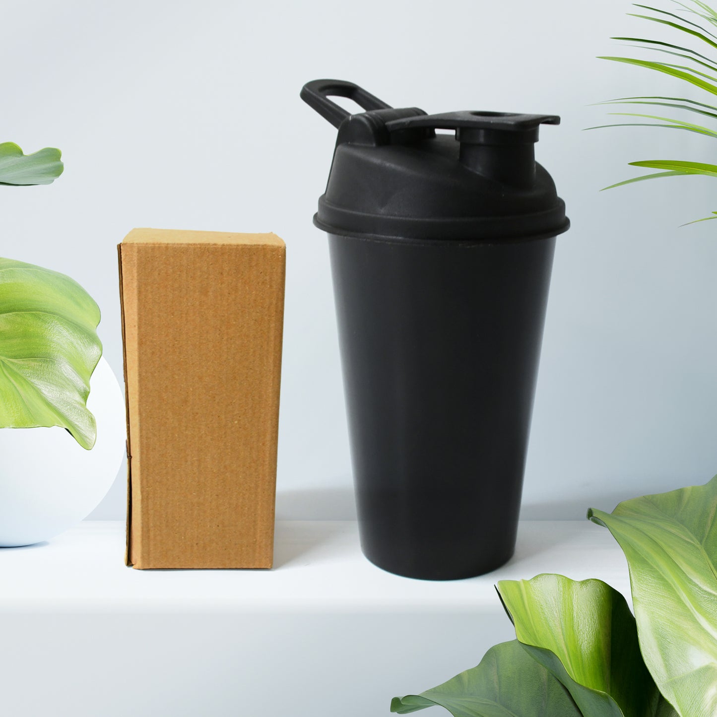 Shaker Bottle Perfect For Protein Shakes And Pre Workout Gym Water Bottle Bpa Free Leak-Proof Flip Lidinsulated Bottle For Hot Cold Drinks 1 Pc