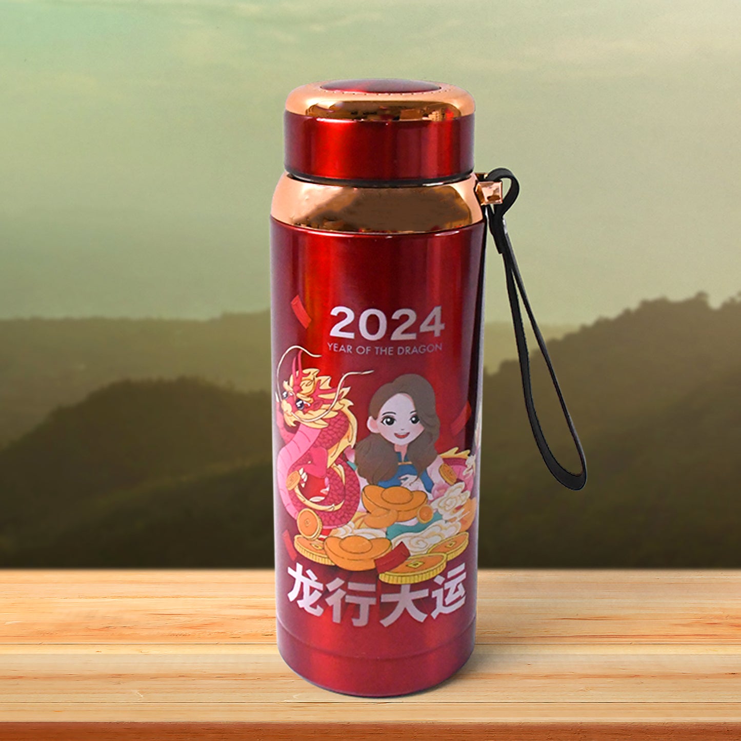Printed Vacuum Insulated Water Bottle (1Pc 800 Ml)