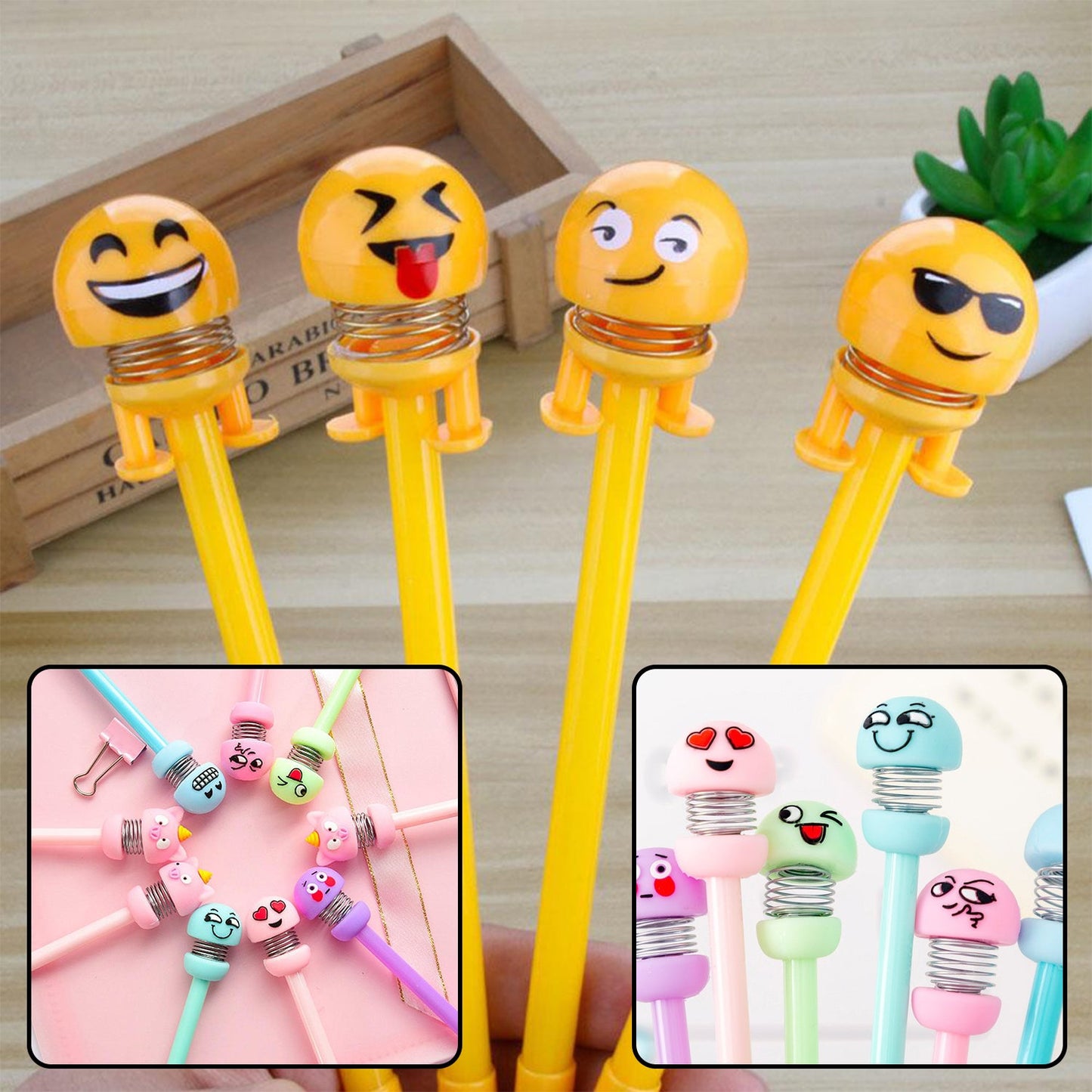 Emoji Pen And Emoji Pencil Used By Kids For Writing And Playing Purposes Etc.