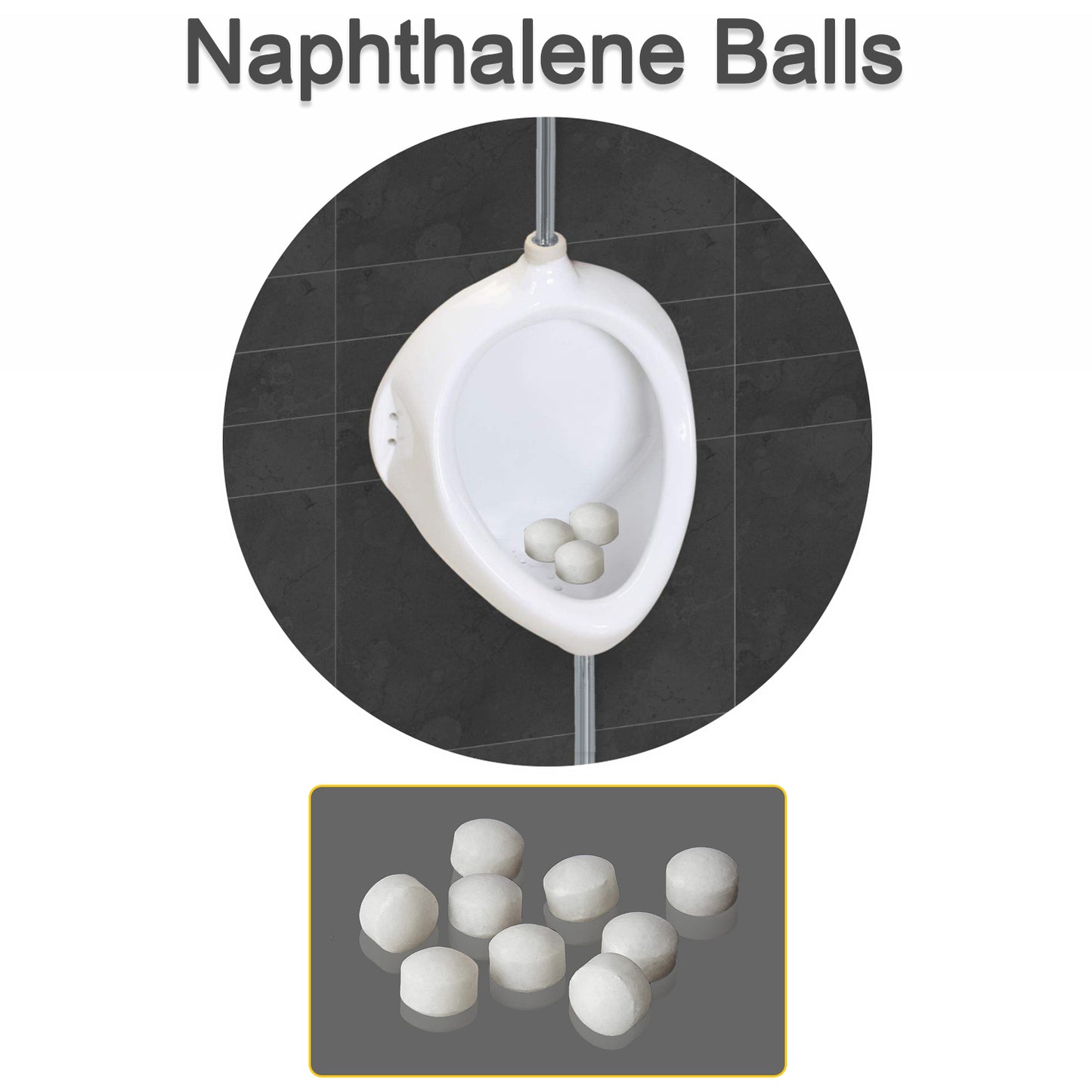 Naphthalene Balls For Clothes Pantry Bathroom Toilet Wardrobe Wash Basin Urinal Cockroaches.