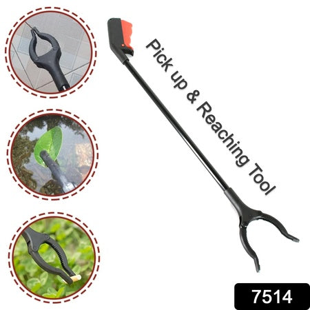 Extra Long Pickup Aid Trash Picker Upper Rotating Hand Heavy Duty Grip Arm - Reaching Assist For Litter Elderly Garden Disabled Handicap Arm