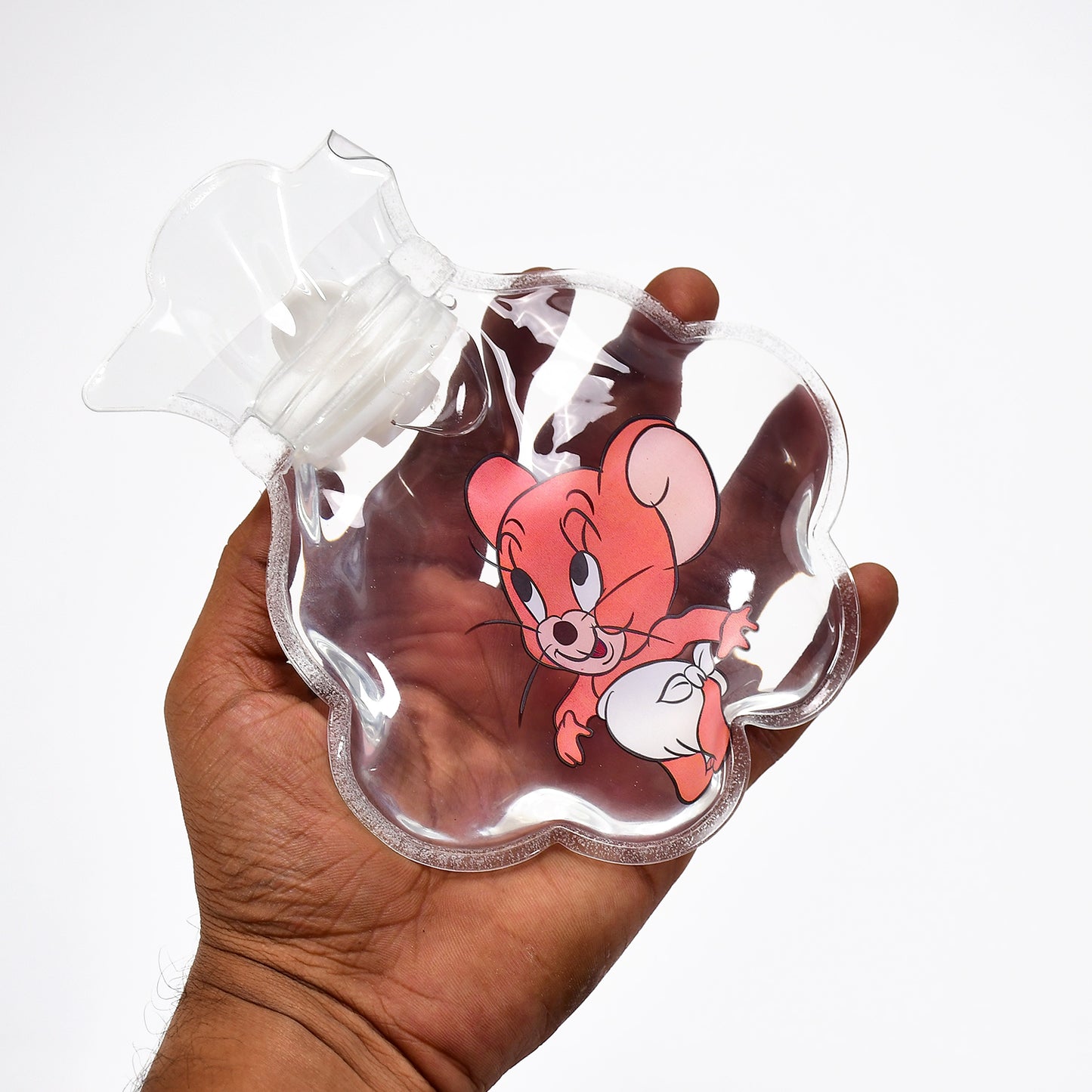 Mix Transparent Multi Design Small Hot Water Bag With Cover For Pain Relief Neck Shoulder Pain And Hand Feet Warmer Menstrual Cramps.