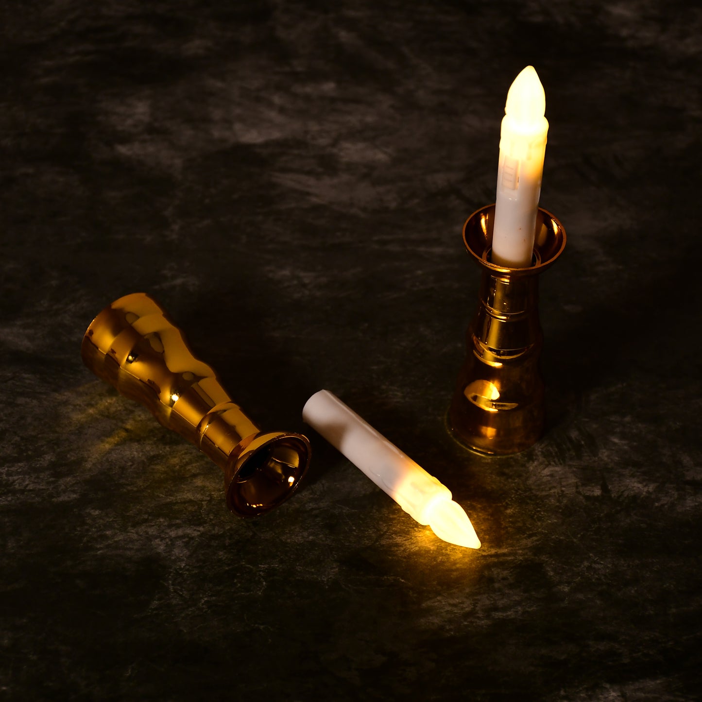 2Pcs Led Candle Light Candles Flameless Lamp Indoor Window Decoration Wedding Party Decor Light