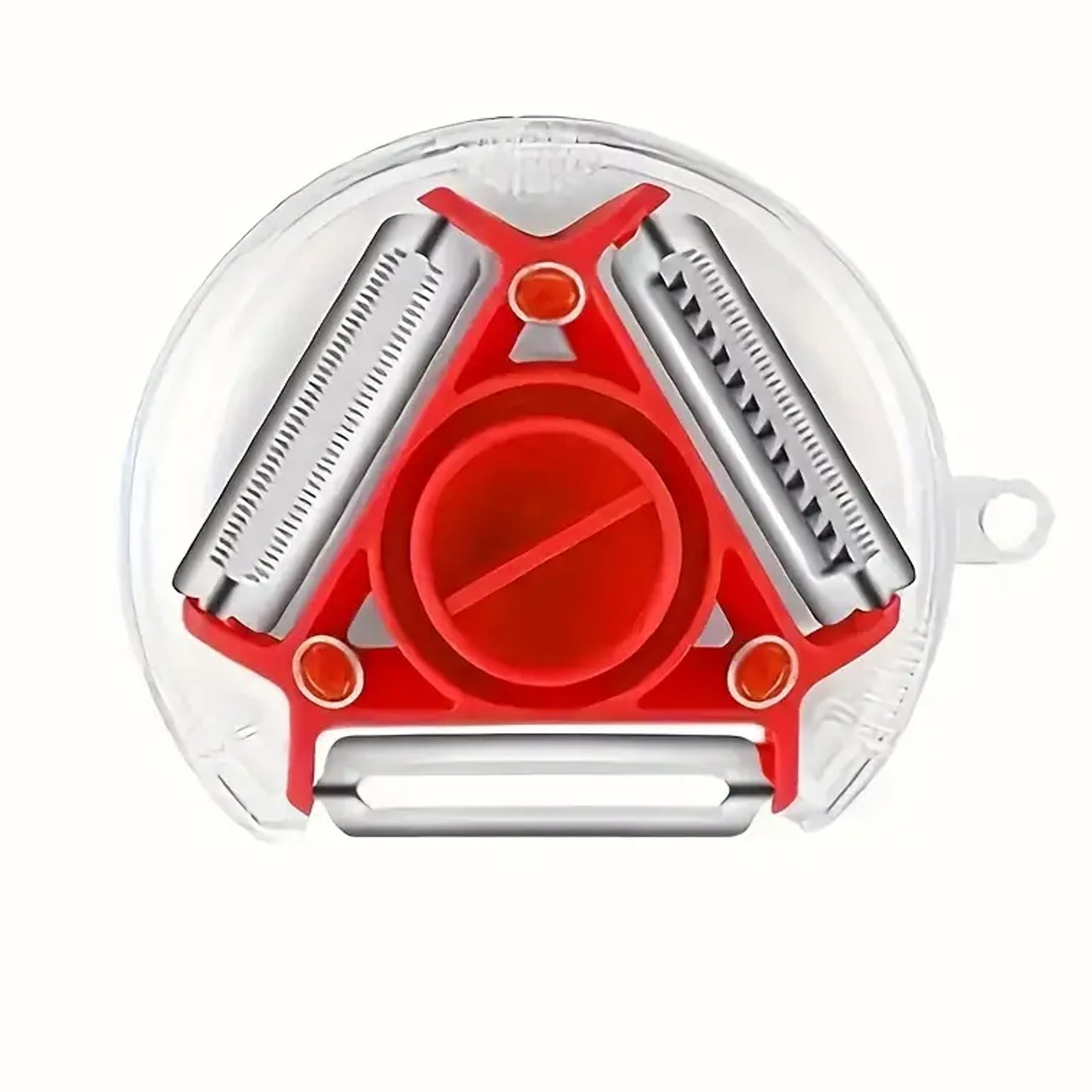 3 In 1 Multi Function Three Use Rotary Hanging Round Planer Peeler And Cutter Vegetable Slicer Kitchen Tools Kitchen Gadgets (B Grade)