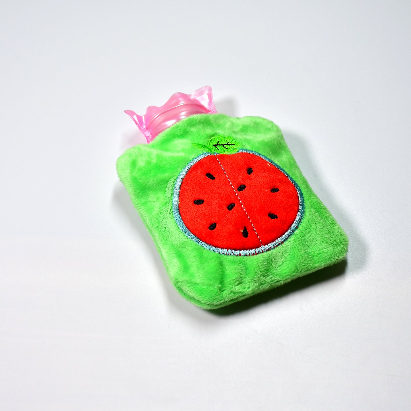Watermelon Small Hot Water Bag With Cover For Pain Relief Neck Shoulder Pain And Hand Feet Warmer Menstrual Cramps.