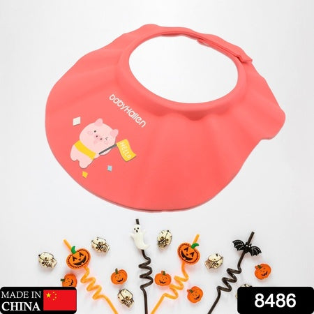 Baby Shower Caps Bath Cap For Toddlerbabykidesoft Flexible Material Visor Hat Safe Shampoo Protection Shampoo Cap Hat New Born Infants Babies Shield Eyesears Protector Soft Comfortable Wash Hair (1 Pc)