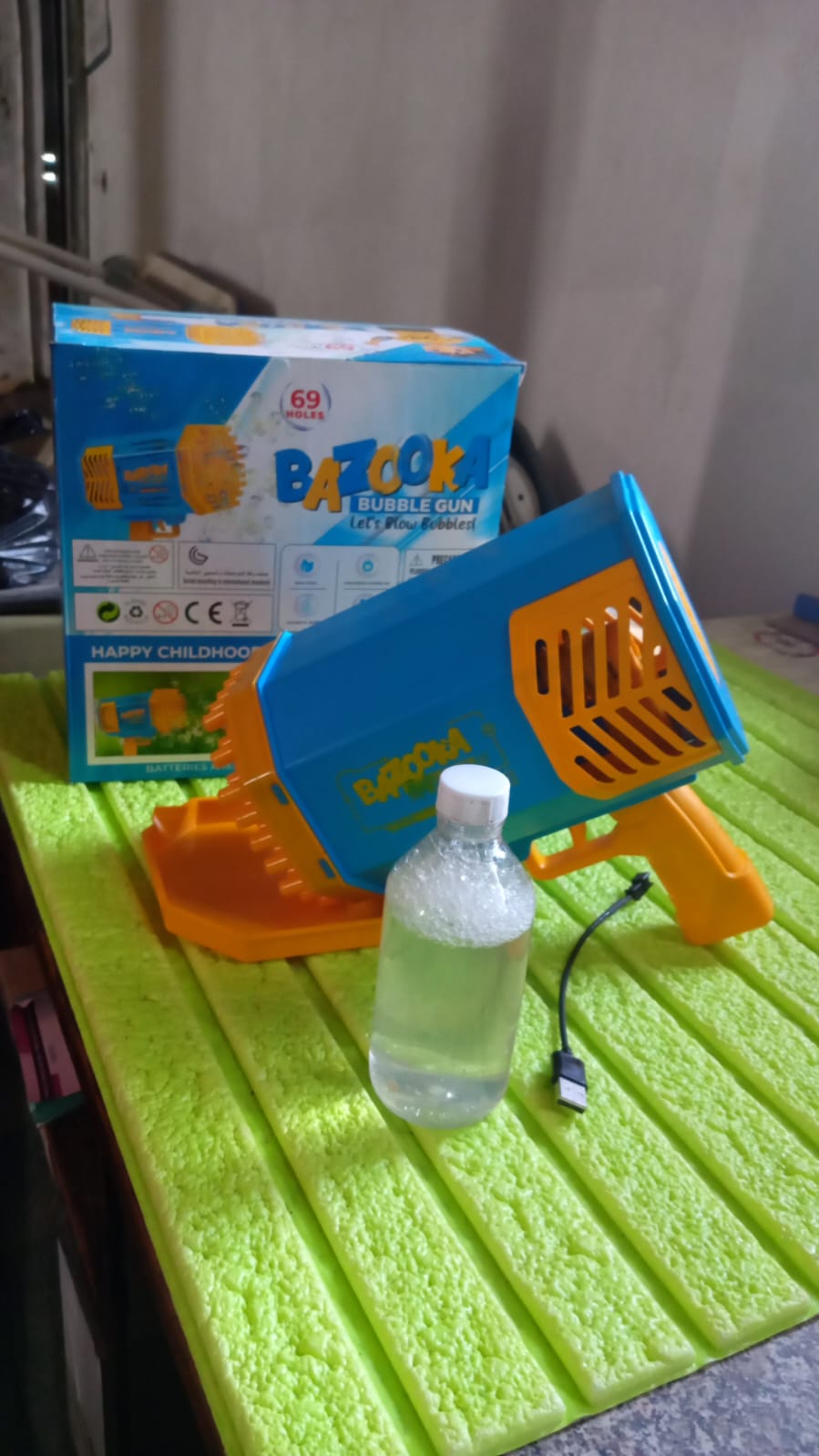 69 Holes Big Rechargeable Powerful Machine Bubble Gun Toys For Kids Adults Bubble Makers Big Rocket Boom Bubble Blower Best Gifts