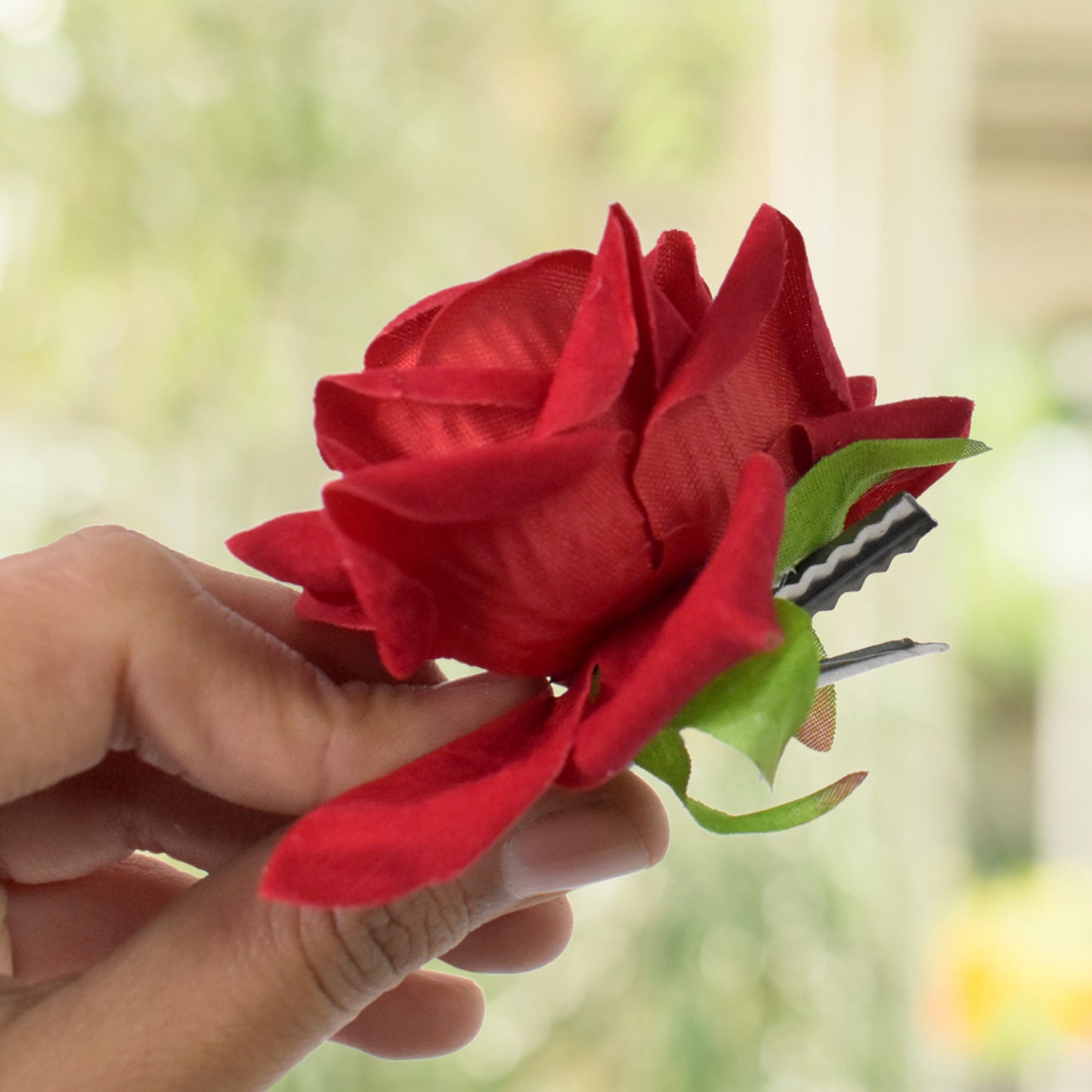 Colourful Flowing Flower Hair Pin (12 Pcs Set Mix Color)