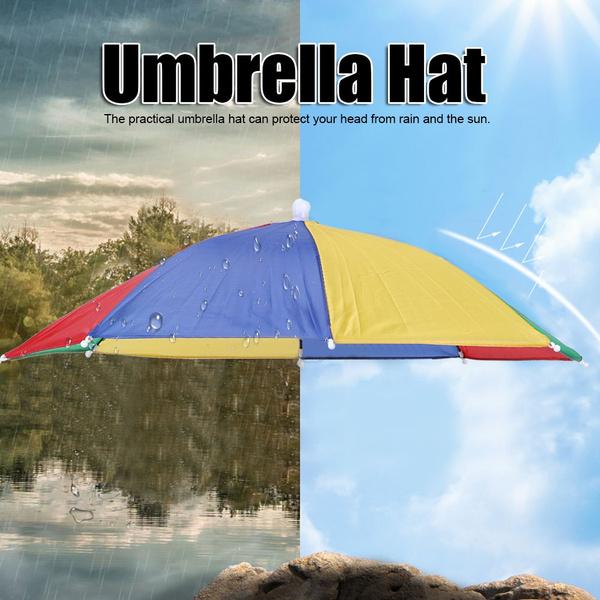 Hands Free Umbrella Hat To Protect From Sun Rain