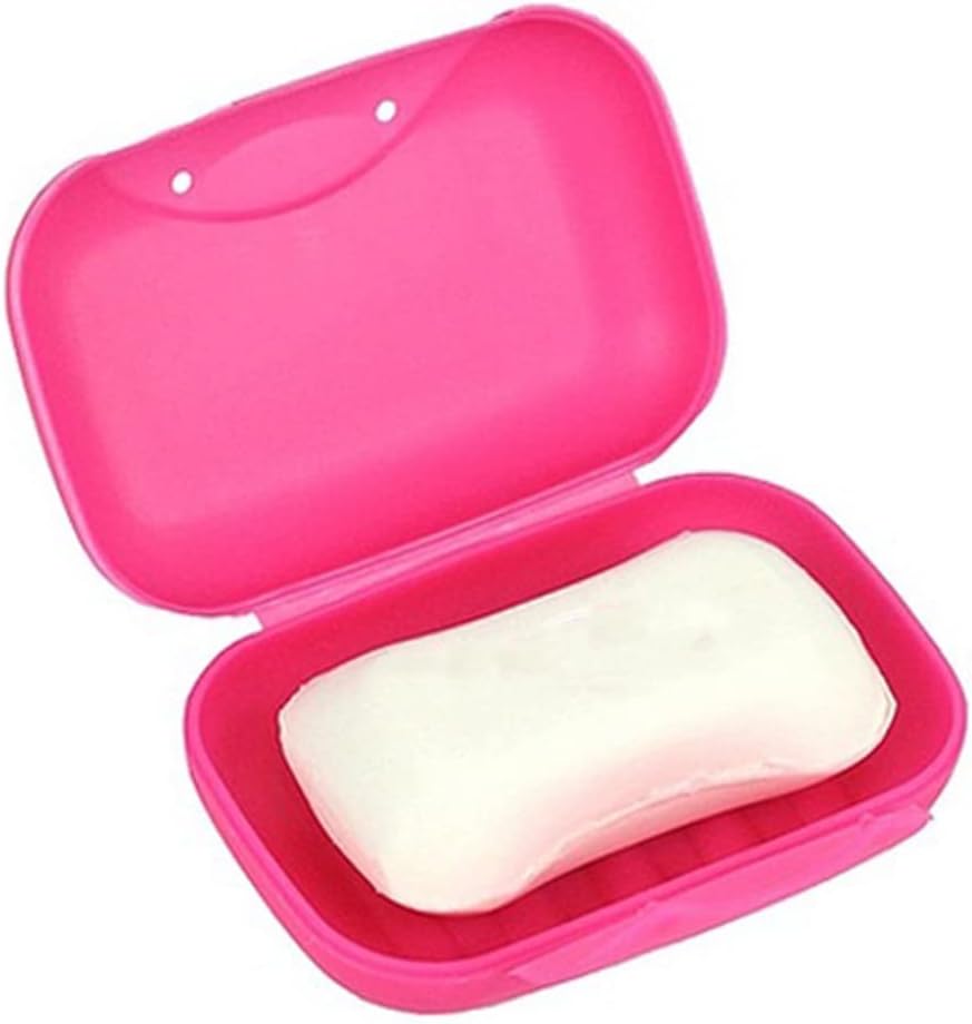 Travel Soap Case Box Plastic Soap Box With Cover Waterproof Leakproof Soap Dish For Bathroom Travel Use (1Pc)