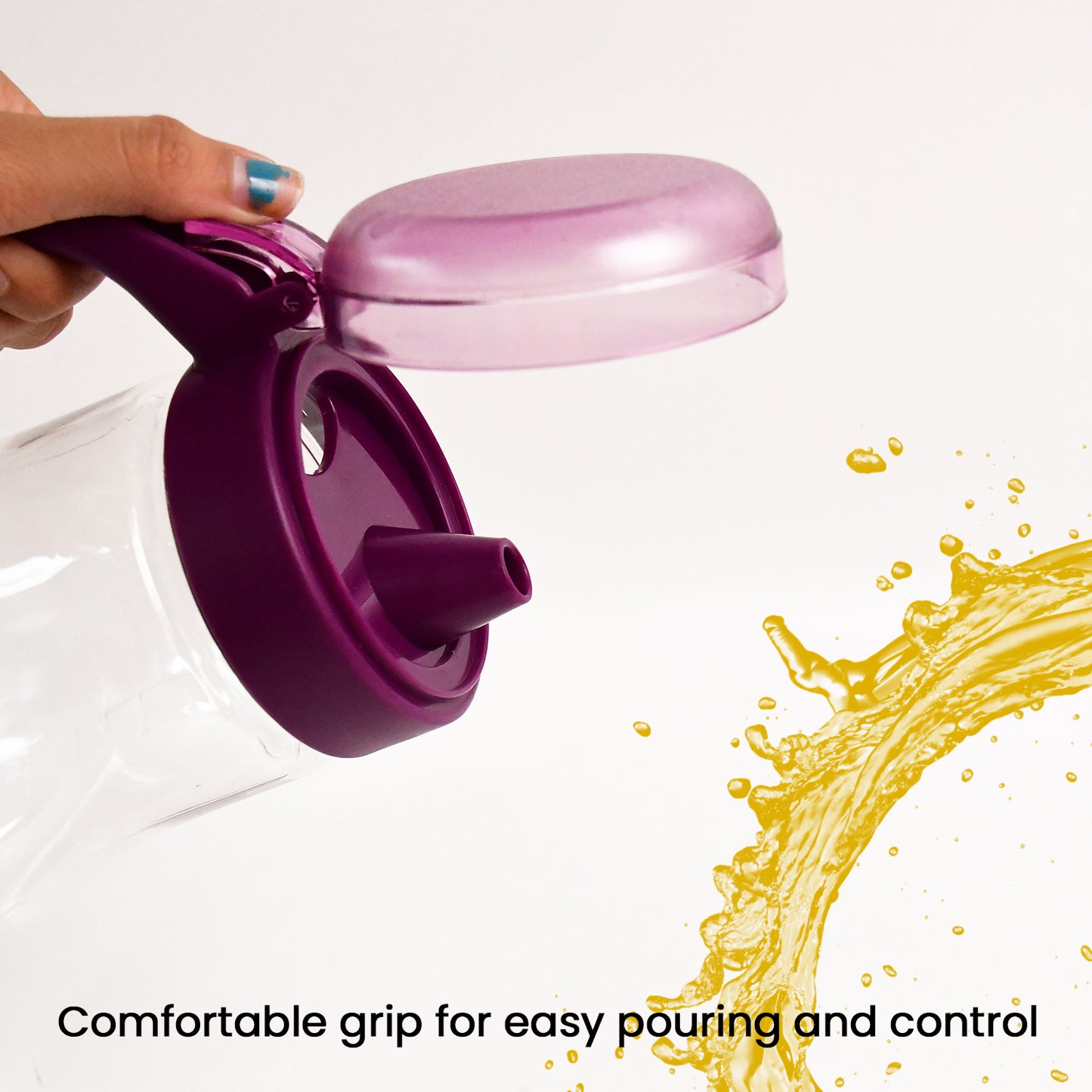 Apexjessy Oil And Juice Pourer Dispenser Bottle Approx 1000Ml (1 Pc)