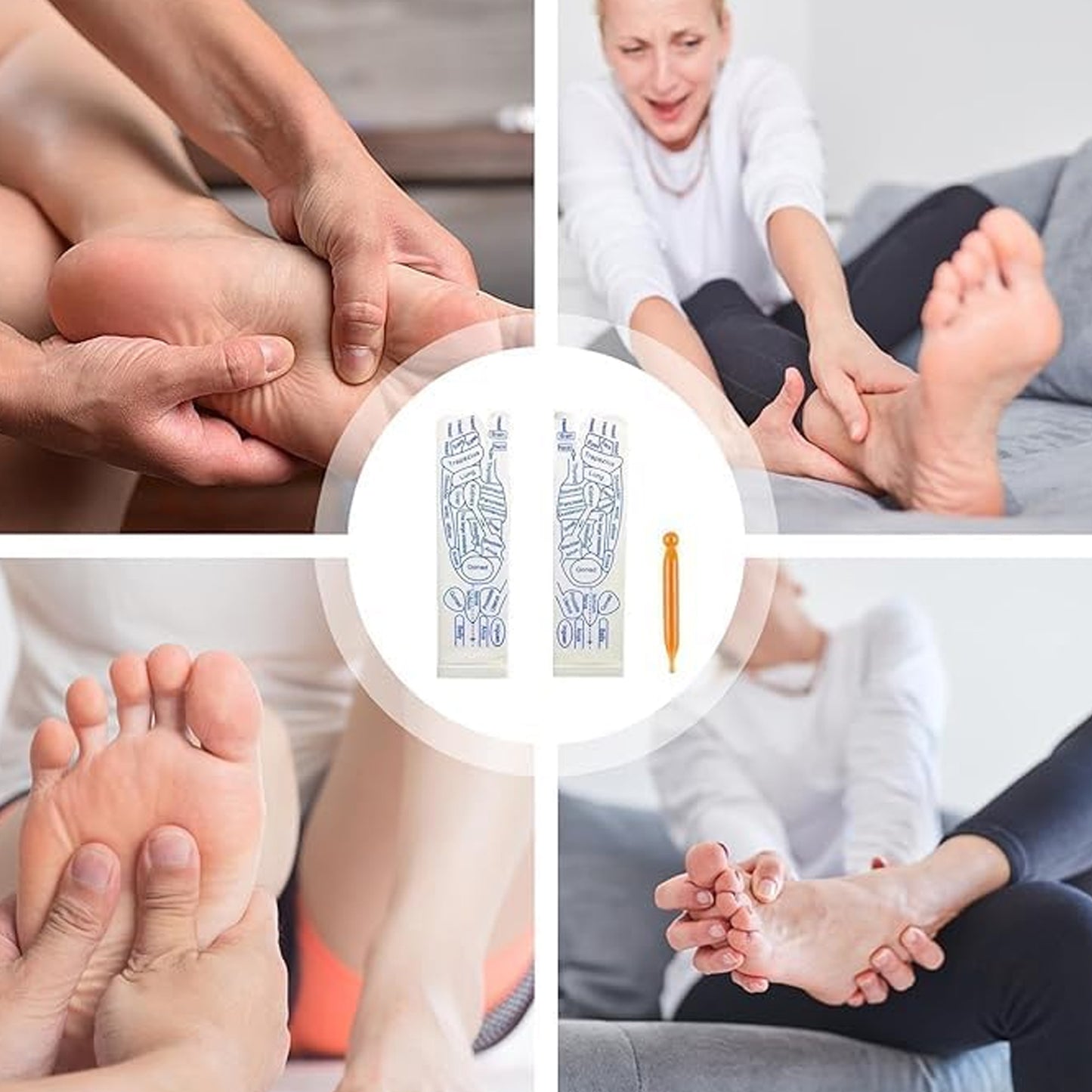 Fullreflexology Acupressure Therapy Socks Set (1 Set)