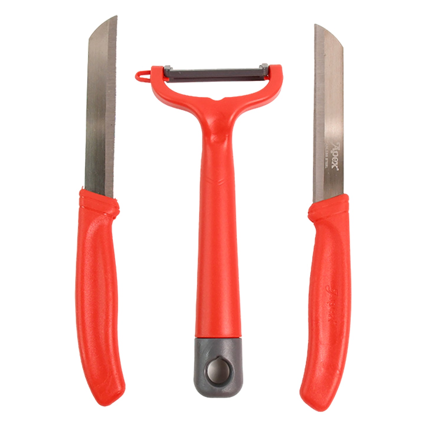Apex3-Piece Stainless Steel Kitchen Knife And Peeler Set