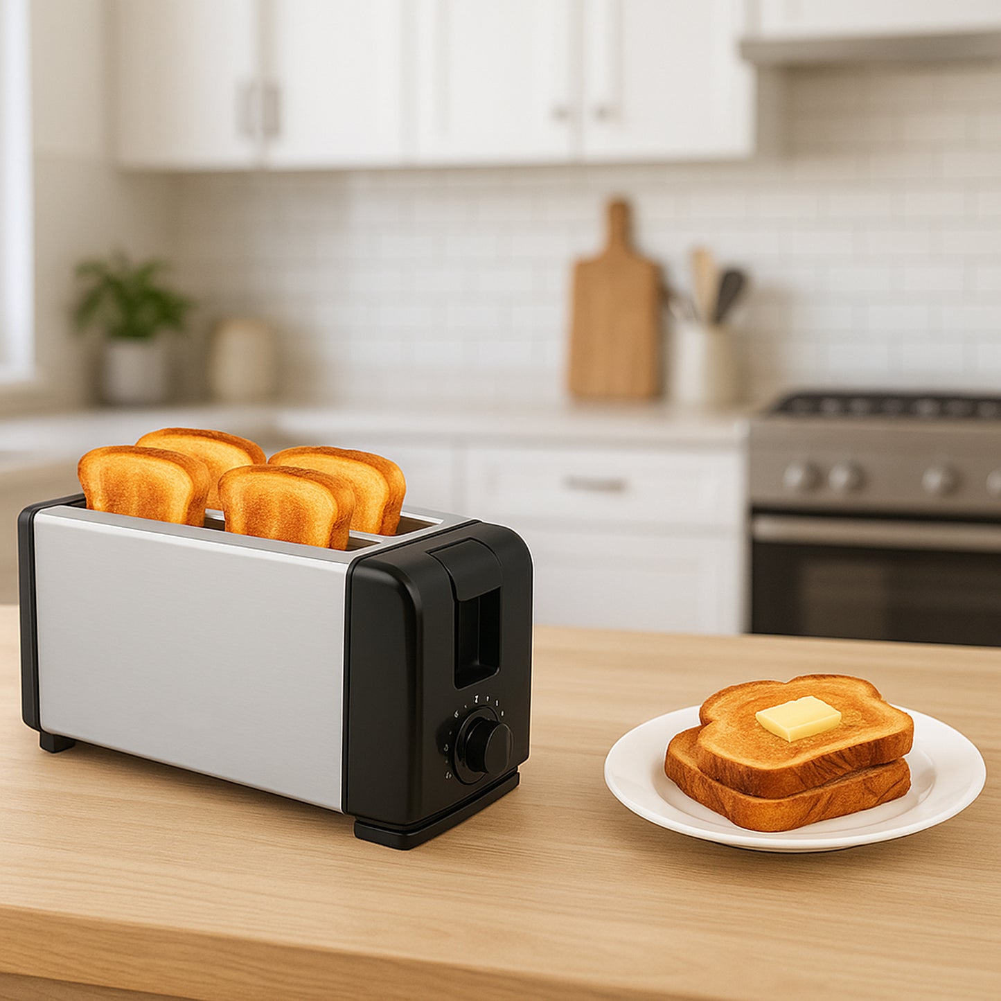 Orbitadjustable Pop-Up Toaster - 1200W