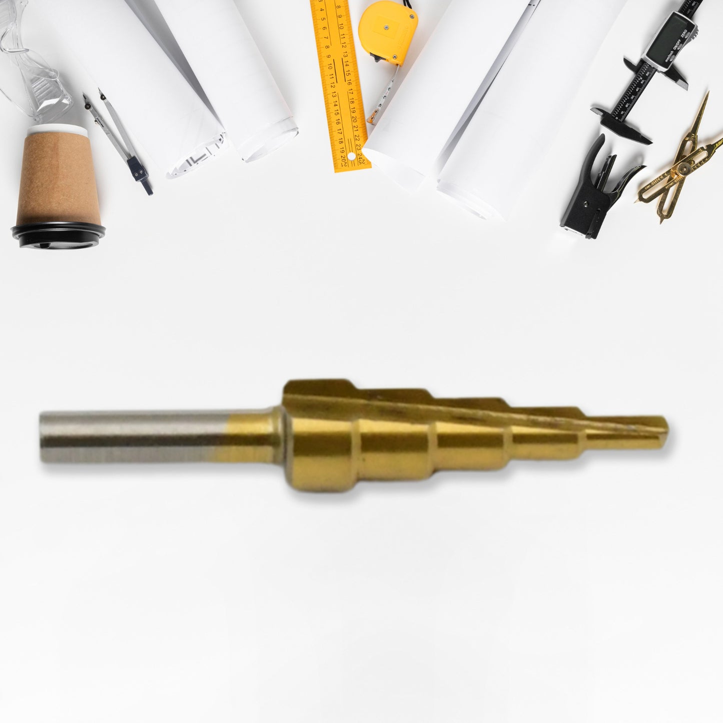Stepdrill Bit For Metal High-Speed Steel Step Drill Bit (1 Pc 4-12 Mm)