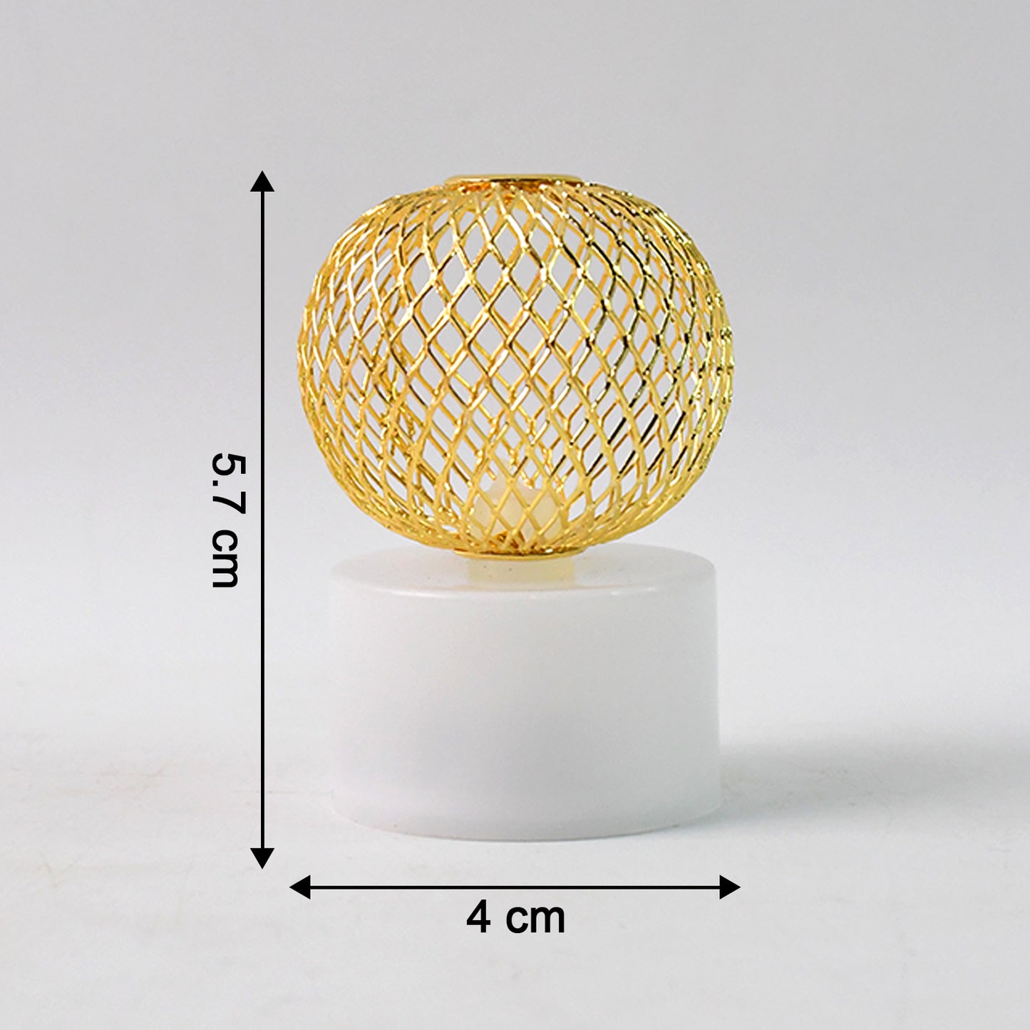 Led Ball Shaped Decorative Light With Mesh Cover (12 Pc Set)