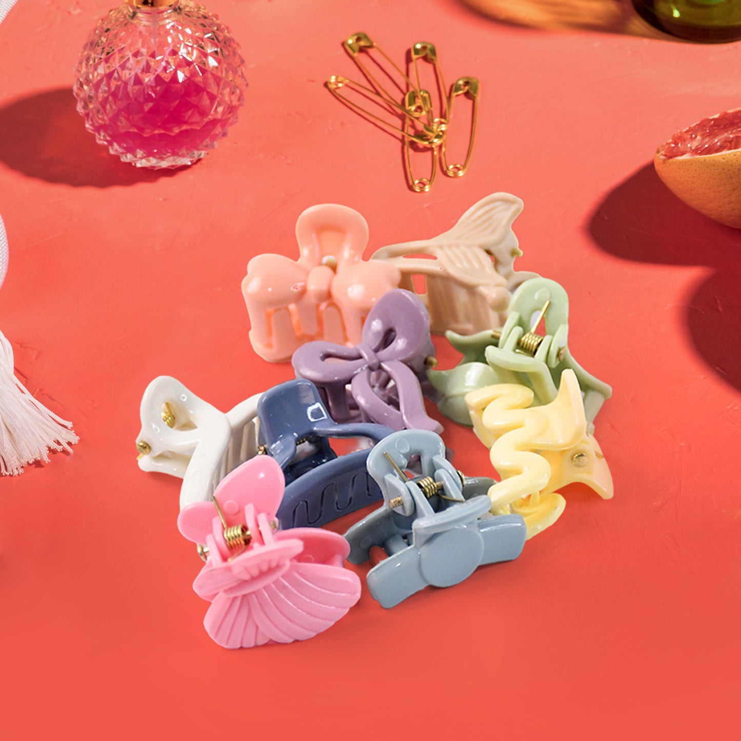 Hairclips For Girls Kids Hair Accessories (6 Pcs Set)