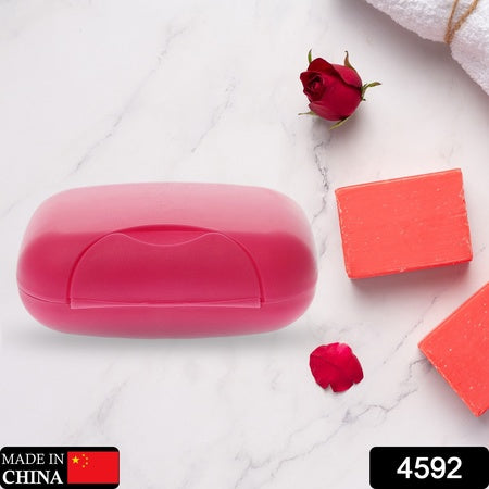 Travel Soap Case Box Plastic Soap Box With Cover Waterproof Leakproof Soap Dish For Bathroom Travel Use (1Pc)