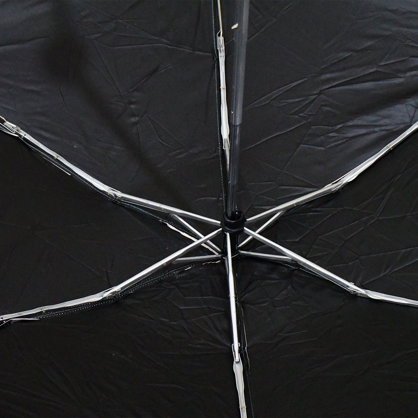 3-Fold Sun Rain Protective Solid Foldable Umbrella (1 Pc)