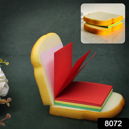 Sandwich Shaped Notepad Sticky Notes Memo Pads Unique Mini Notes (Multicolor)