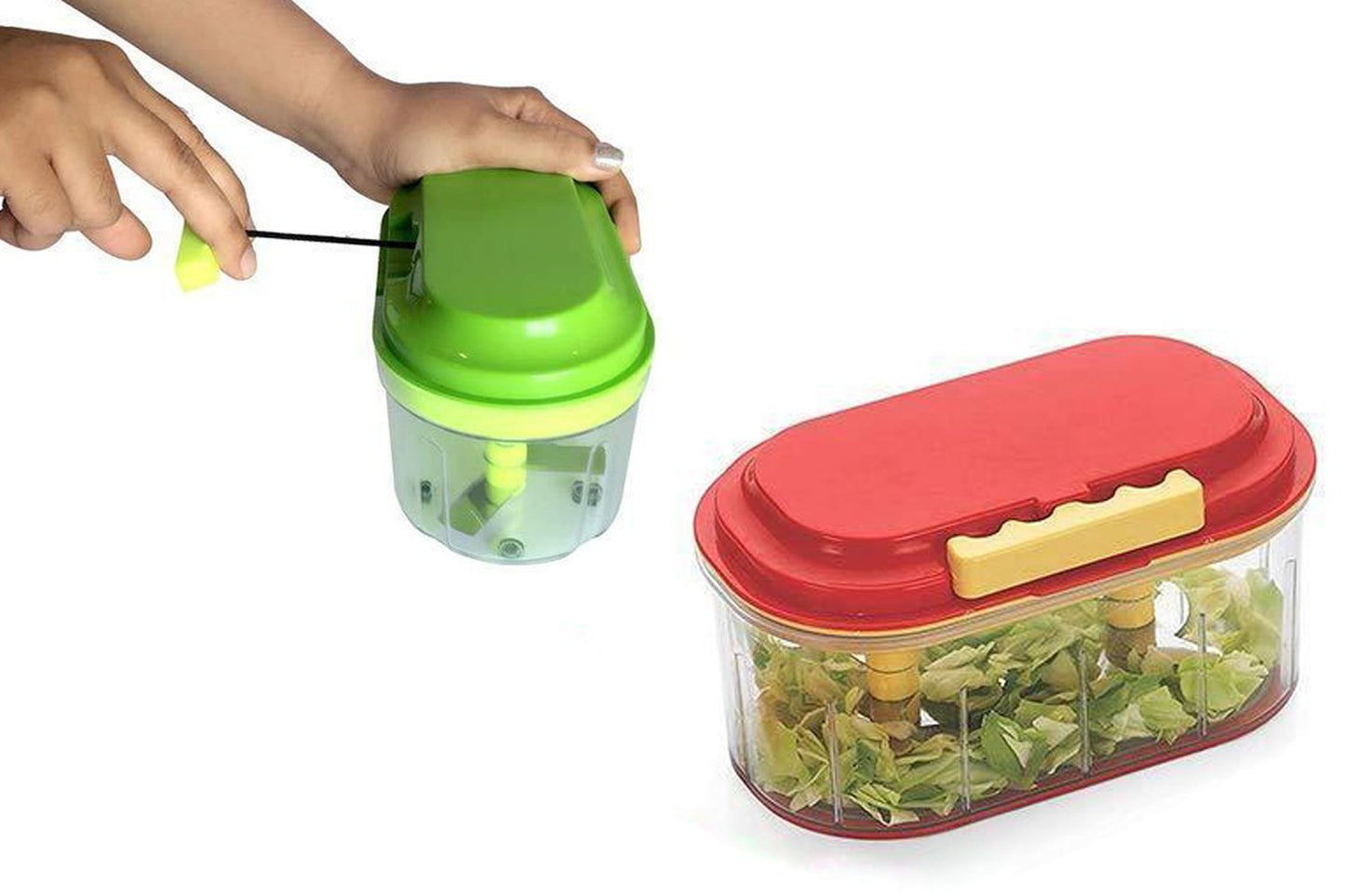 Plastic Vegetable Chopper (1000 Ml)