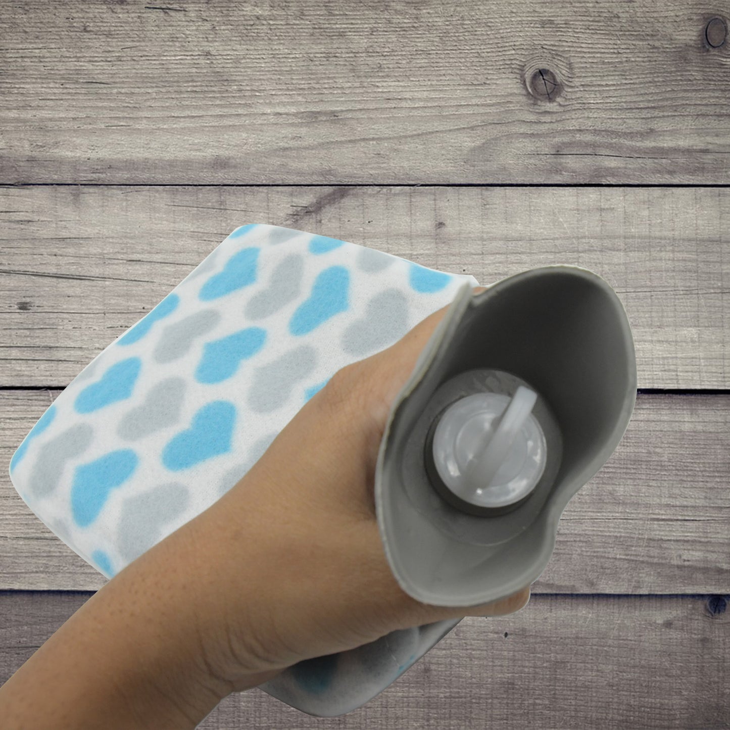 Hot Water Bag With Cover For Pain Relief Neck Shoulder Pain And Hand Feet Warmer Menstrual Cramps Hot And Cold Therapy Leak Proof Pad (1 Pc)